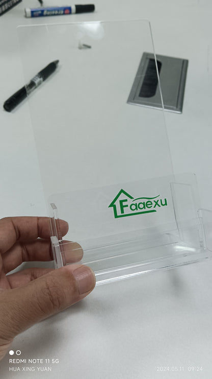 Faaexu Acrylic Modern Art booklet Holder