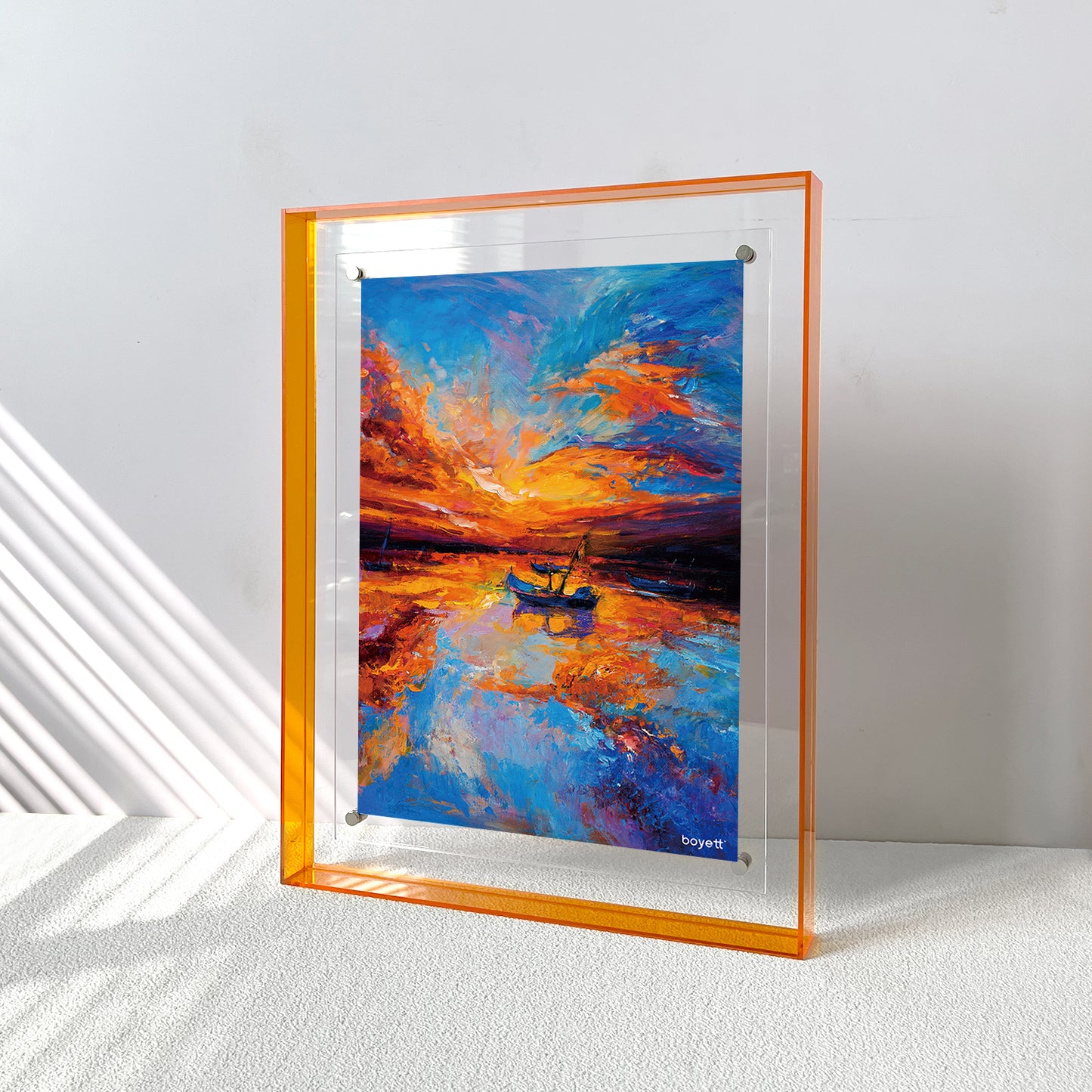 6*8 inches Acrylic Modern Art Picture Frames- Colorful